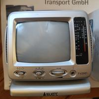 TV portatile Majestic 5,5" B/N + Radio AM/FM