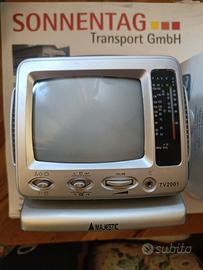 TV portatile Majestic 5,5" B/N + Radio AM/FM