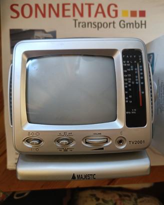 TV portatile Majestic 5,5" B/N + Radio AM/FM