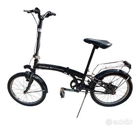 Bici pieghevole nera