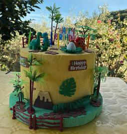 Torta scenografica Dinosauri