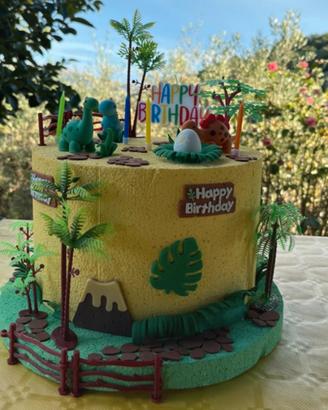 Torta scenografica Dinosauri