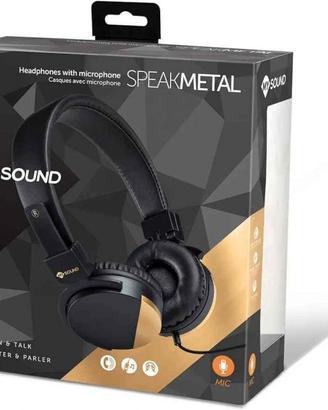 Mysound Speak Metal cuffia on ear+microfono