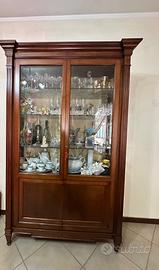 Vetrina/Credenza in legno pregiato-mobile classico