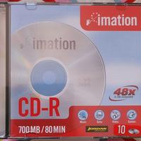 10 CD-R VERGINI IMATION + 10 DVD+R KRAUN