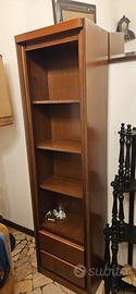 Libreria con cassetti vintage