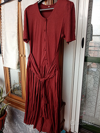 Vestito lungo in viscosa