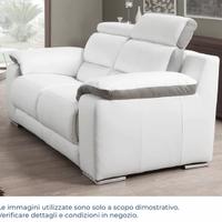Divano in pelle 2 posti
