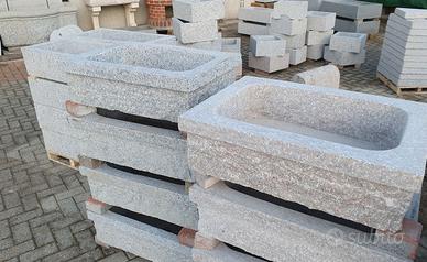 Lavandini  e lavelli da esterno in cemento pietra