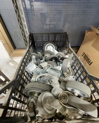 stock ruote per carrelli