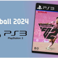 PS3 Slim Pack 4K PRO + Fifa 24 + eFootball 2024