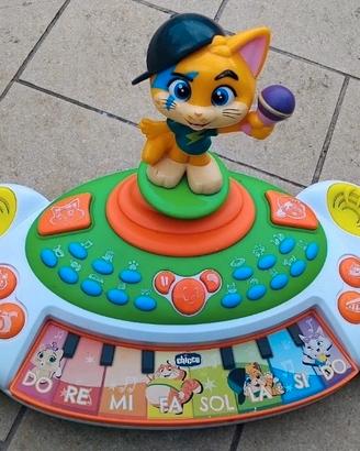 Pianola musicale Chicco con gattino DJ interattivo