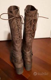 Stivali NERO GIARDINI in pelle N39