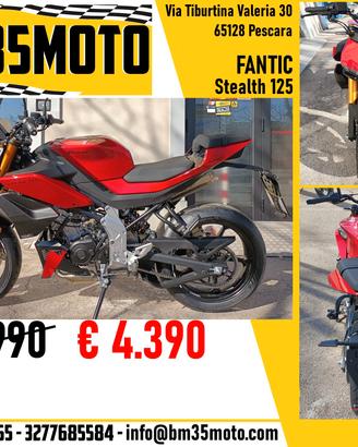 Fantic Stealth 125 Abs 2026 - SUPER PROMO