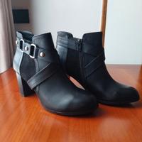 stivaletto con tacco largo