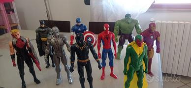 9 Avengers  h. 30 cm.    ( Lotto ).   🎁NOVITÀ🎄