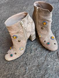 Stivaletti con strass