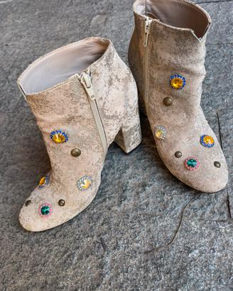 Stivaletti con strass