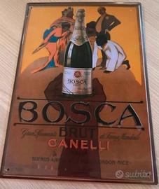 Targa in lata BOSCA CANELLI