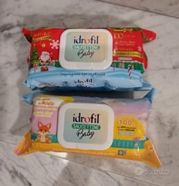 2 confezioni salviette neonati e anziani