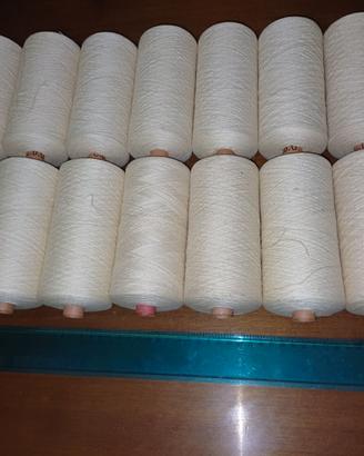 Lotto 14 Rocchetti di Cotone Grosso VINTAGE