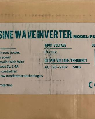 Inverter Giandel 2000W Onda Pura 12V → 220V 4000W