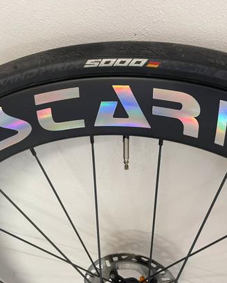 Ruote carbonio 60mm disc