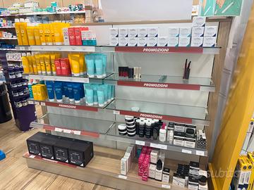 gondola espositiva per farmacie