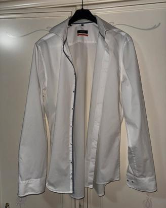 Seidensticker camicia bianca no stiro da uomo XL
