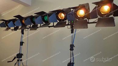Fari x teatro, concerto, impianto luci completo