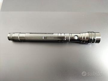 Torcia telescopica flessibile in alluminio