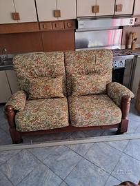 Divano con struttura in legno Rustico