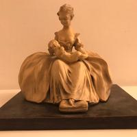 Statua Terracotta Maternità a firma Raoul Teglio