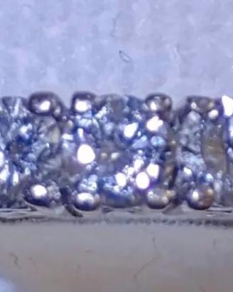 Anello Trilogy con diamanti naturali certificati 