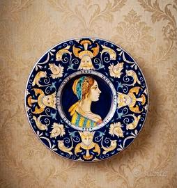 Piatto decorativo  maiolica CACF FAENZA 30 cm 