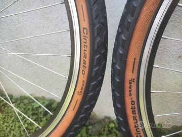 Cerchi 27.5 con pirelli gravel M (QR Freni VBrake)