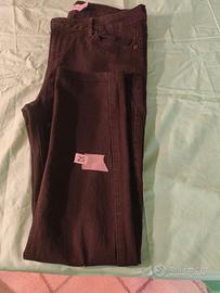 Pantaloni donna 46 marrone vestibilità comoda