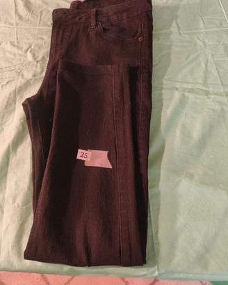 Pantaloni donna 46 marrone vestibilità comoda