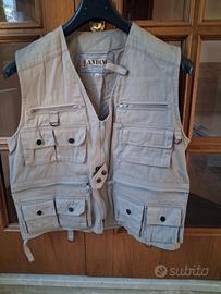 Gilet Multitasche Vintage "Landing".