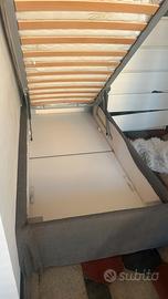 Letti imbottiti con contenitore