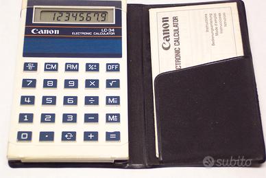 Calcolatrice CANON LC-34 Vintage