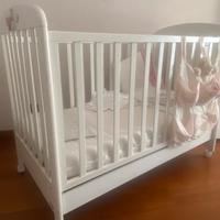 Lettino Erbesi modello Tatino rosa