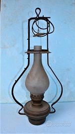 Antica Lampada (elettrificata) a Sospensione