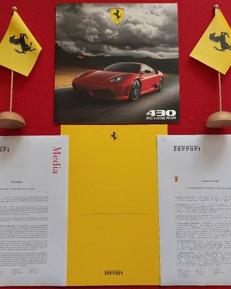 Ferrari 430 Scuderia Brochure Stampa e Comunicati 