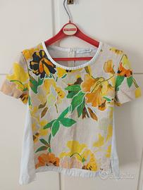 Maglia a mezze maniche Caractère in cotone