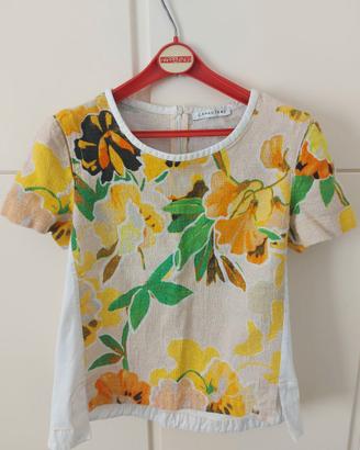 Maglia a mezze maniche Caractère in cotone