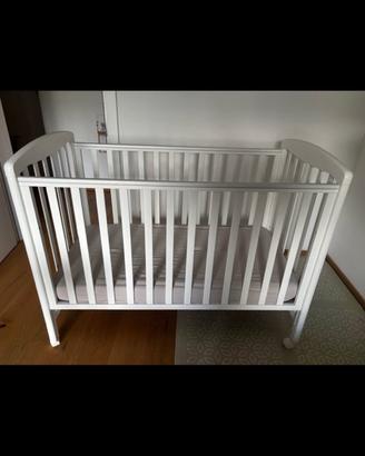 Lettino cuoricini con materasso italbabay