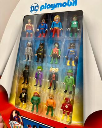 Kinder sorpresa playmobil 16 personaggi dc