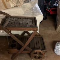 PORTA VIVANDE IN LEGNO DA GIARDINO