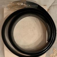 Cintura uomo pelle nera di vitello originale